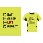 Eat Sleep Lift Repeat - Funny Gym Shirt - Many Colors to Chose From